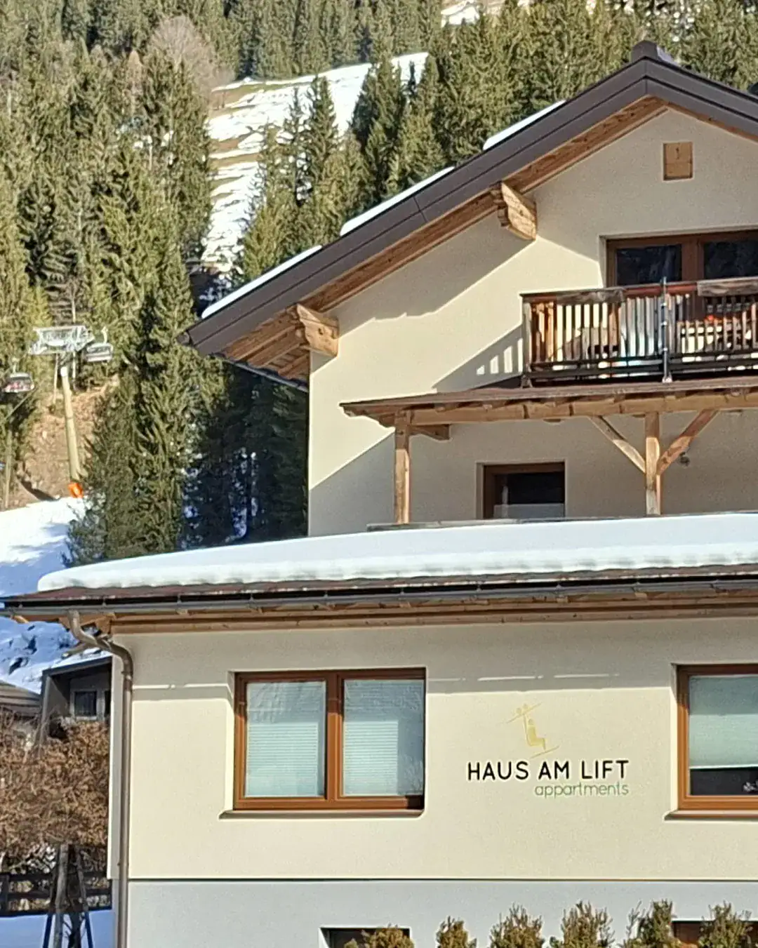 Haus am Lift Appartements in Kleinarl im Winter