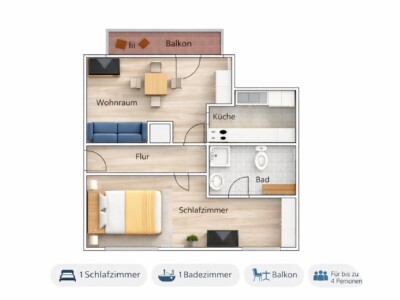 Palfenblick, Appartement Palfenblick